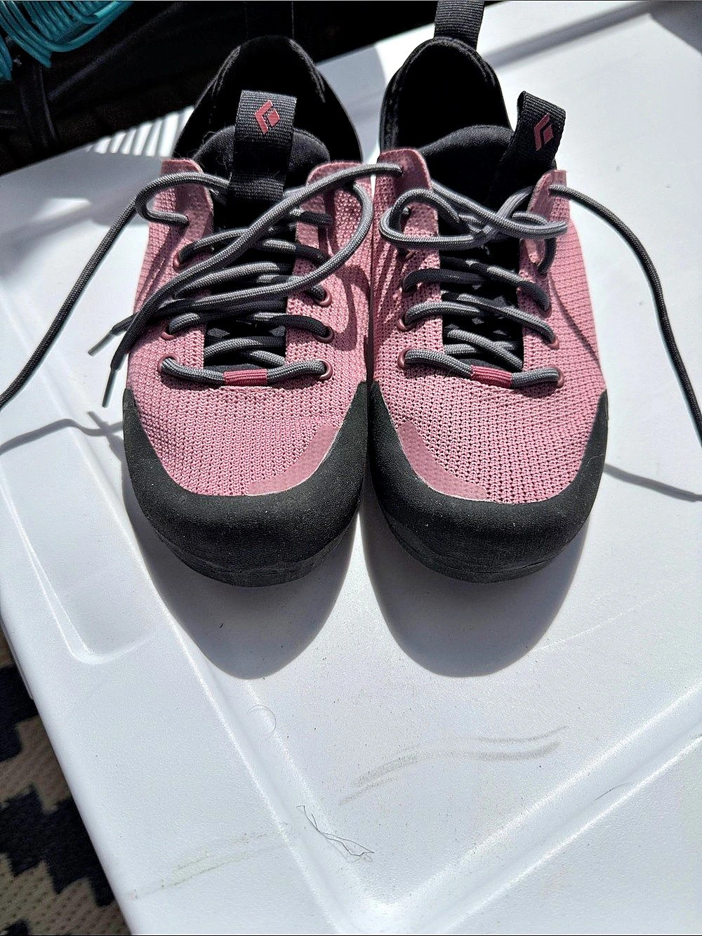 Black Diamond Momentum Lace Climbing Shoes Pink & Black US 7.5